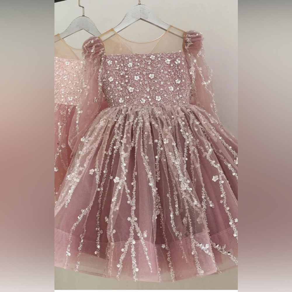 Elegant toddler Pink Dress